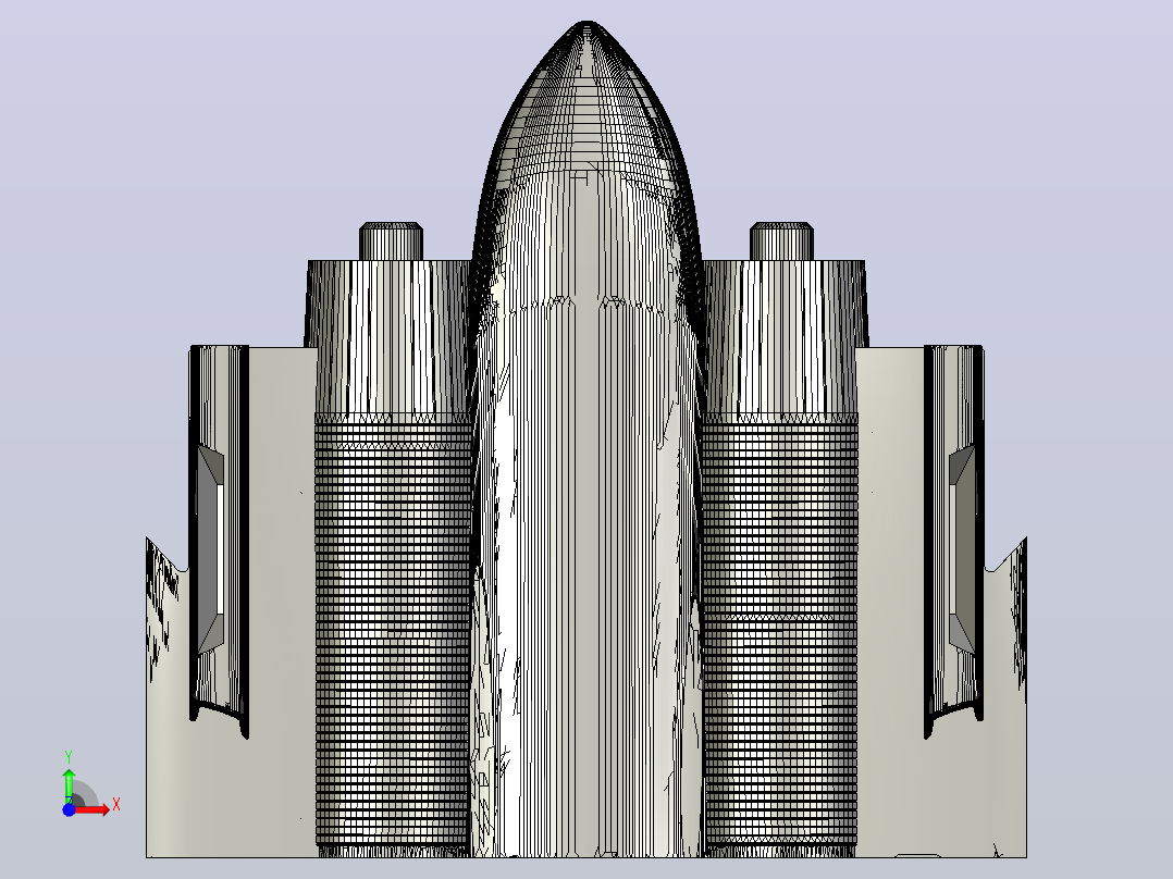 Su-57战机前视图