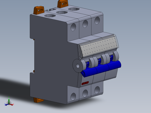 LS-Switch，3TE，用于 DIN 导轨