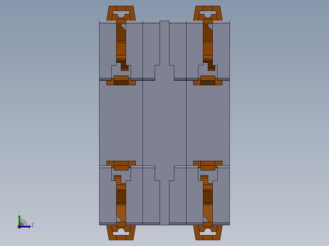 LS-Switch，3TE，用于 DIN 导轨左视图