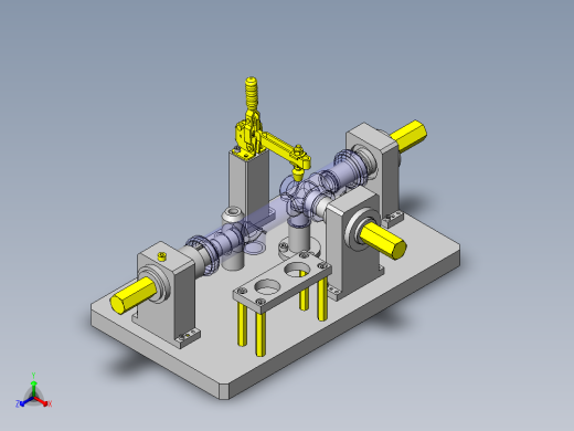 工件测定基准中心配置