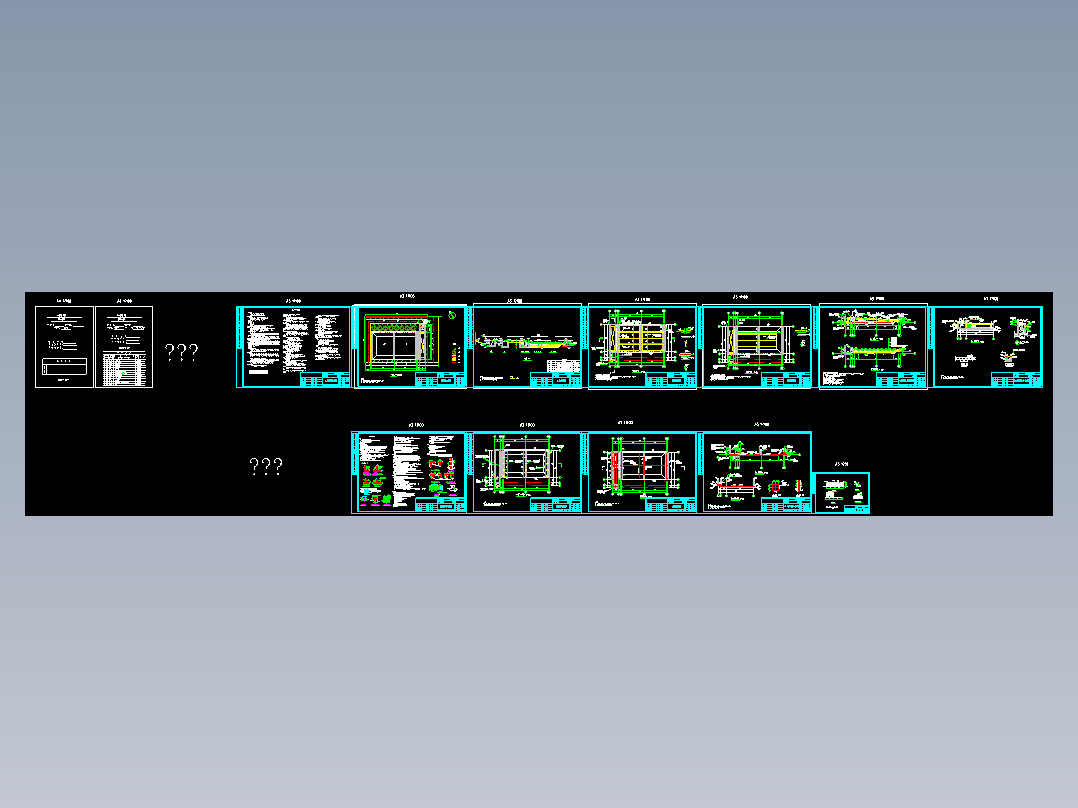 人工湿地处理系统处理农村生活污水图纸