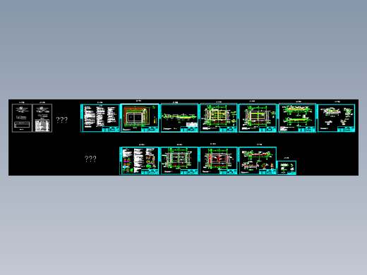 人工湿地处理系统处理农村生活污水图纸