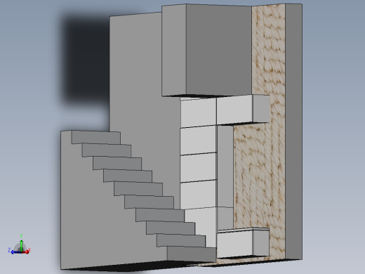 solidworks 楼梯柜
