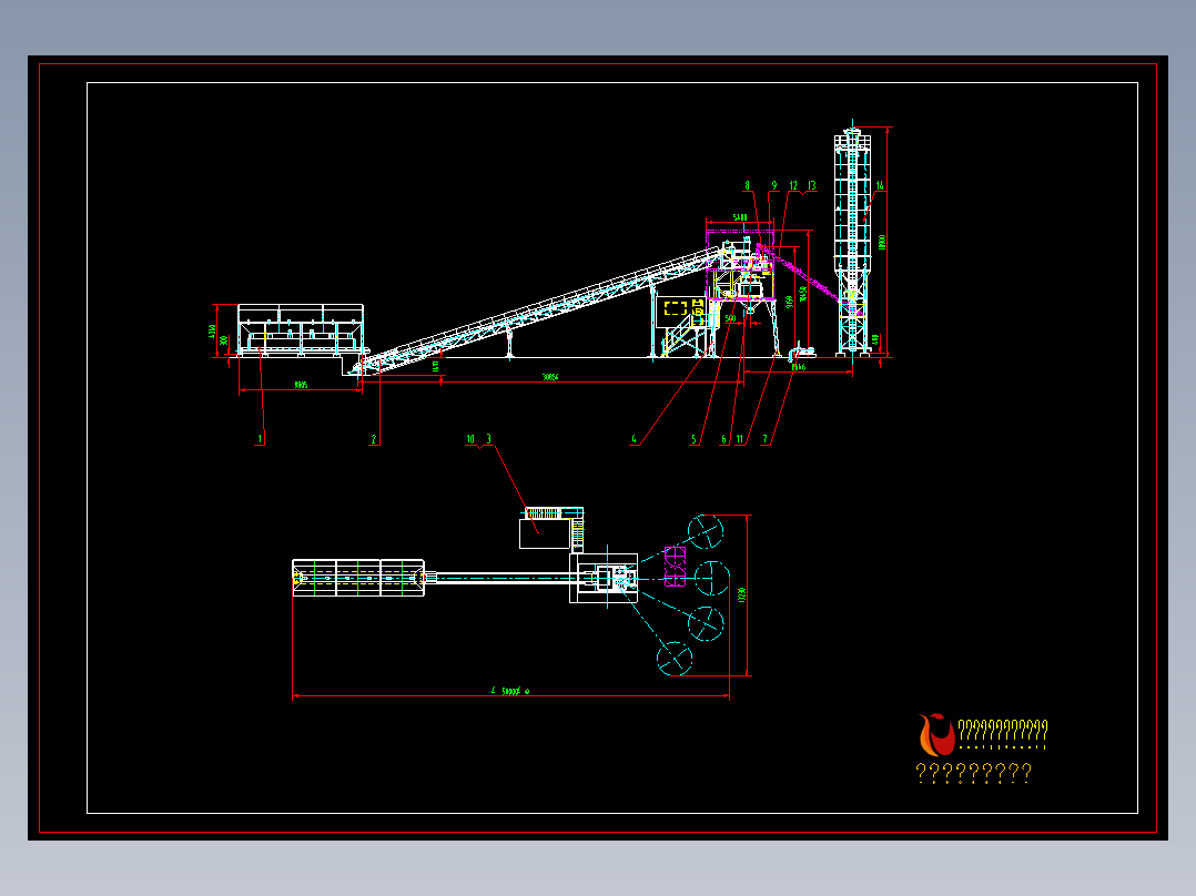 HZS60混凝土搅拌站
