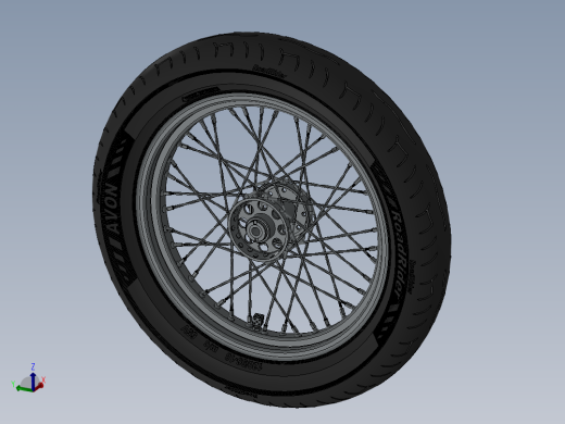 solidworks 后车轮