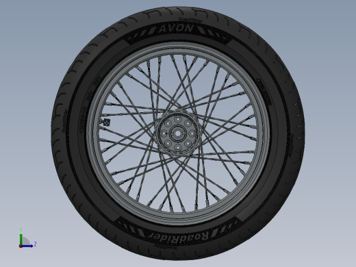 solidworks 后车轮左视缩略图