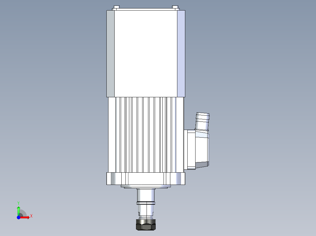 CNC 机床3100x2100x200前视图