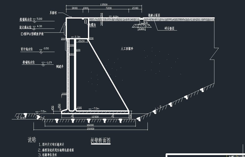 港件杂货港区总平面布置与码头结构设计