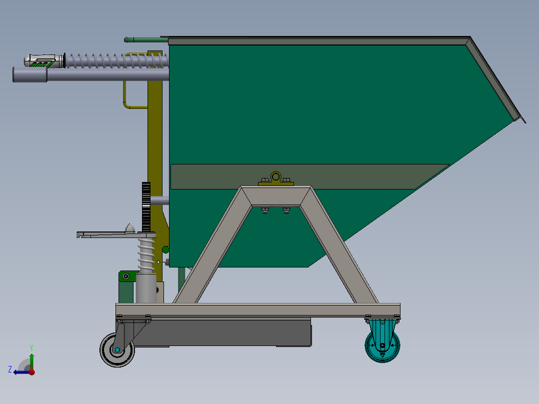 水泥净浆搅拌机右视图