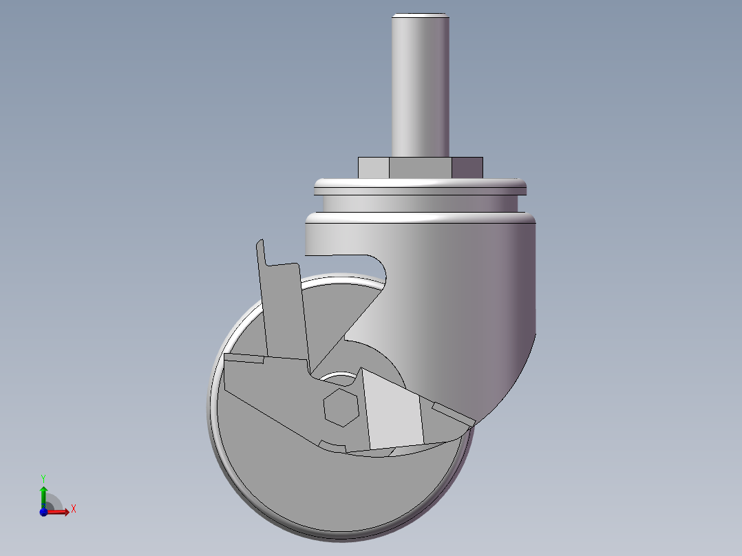 型材和配件三维数模前视图