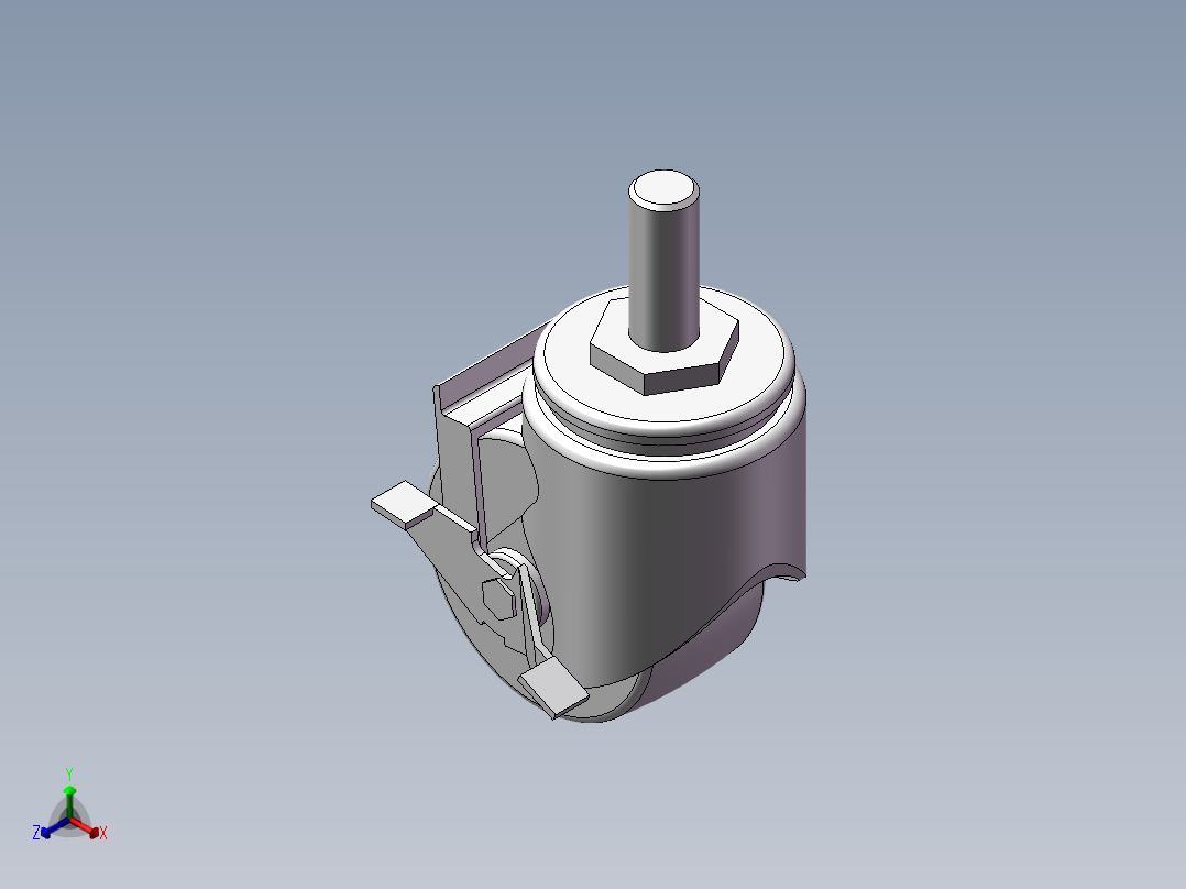 型材和配件三维数模正等轴测图