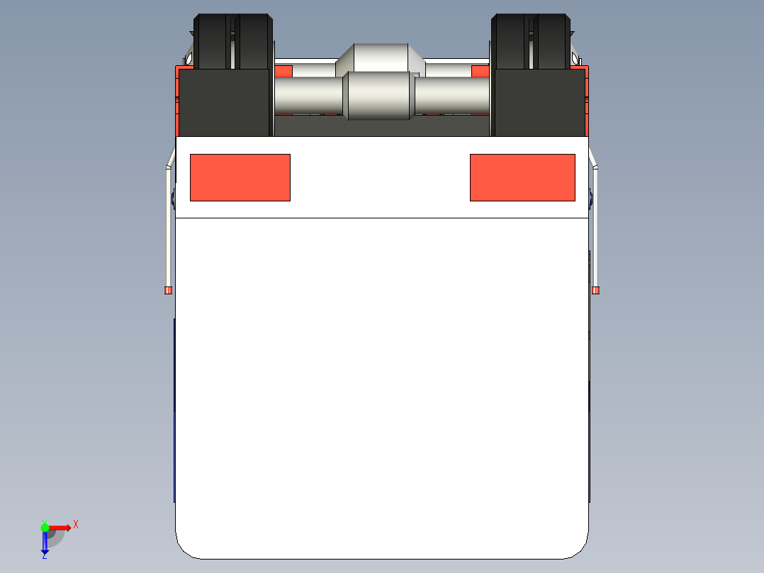 61-彼得比尔特379擎天柱主卡车 3d模型图纸俯视图