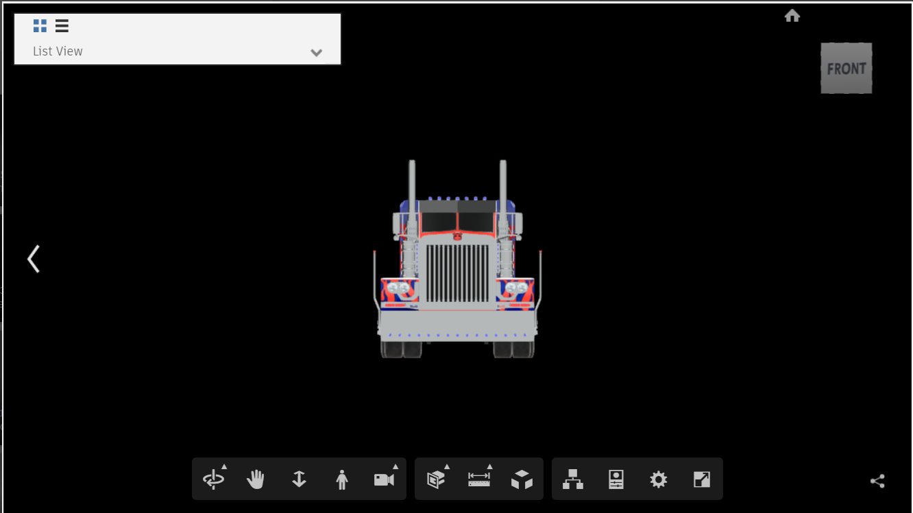 61-彼得比尔特379擎天柱主卡车 3d模型图纸