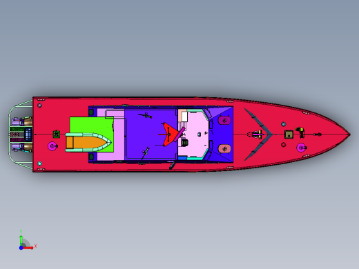 高速巡逻公务艇前视缩略图