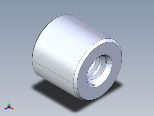 公制梯形螺母-TR12x3x26x24.STEP
