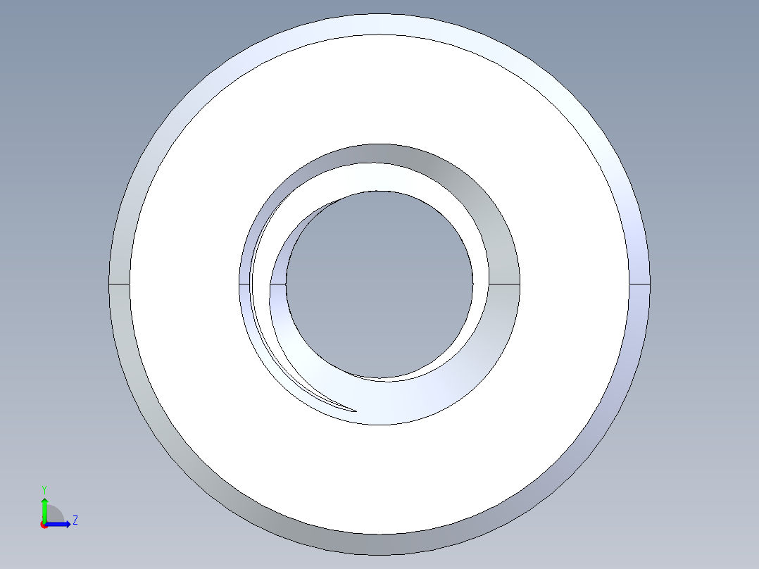 公制梯形螺母-TR12x3x26x24.STEP左视图
