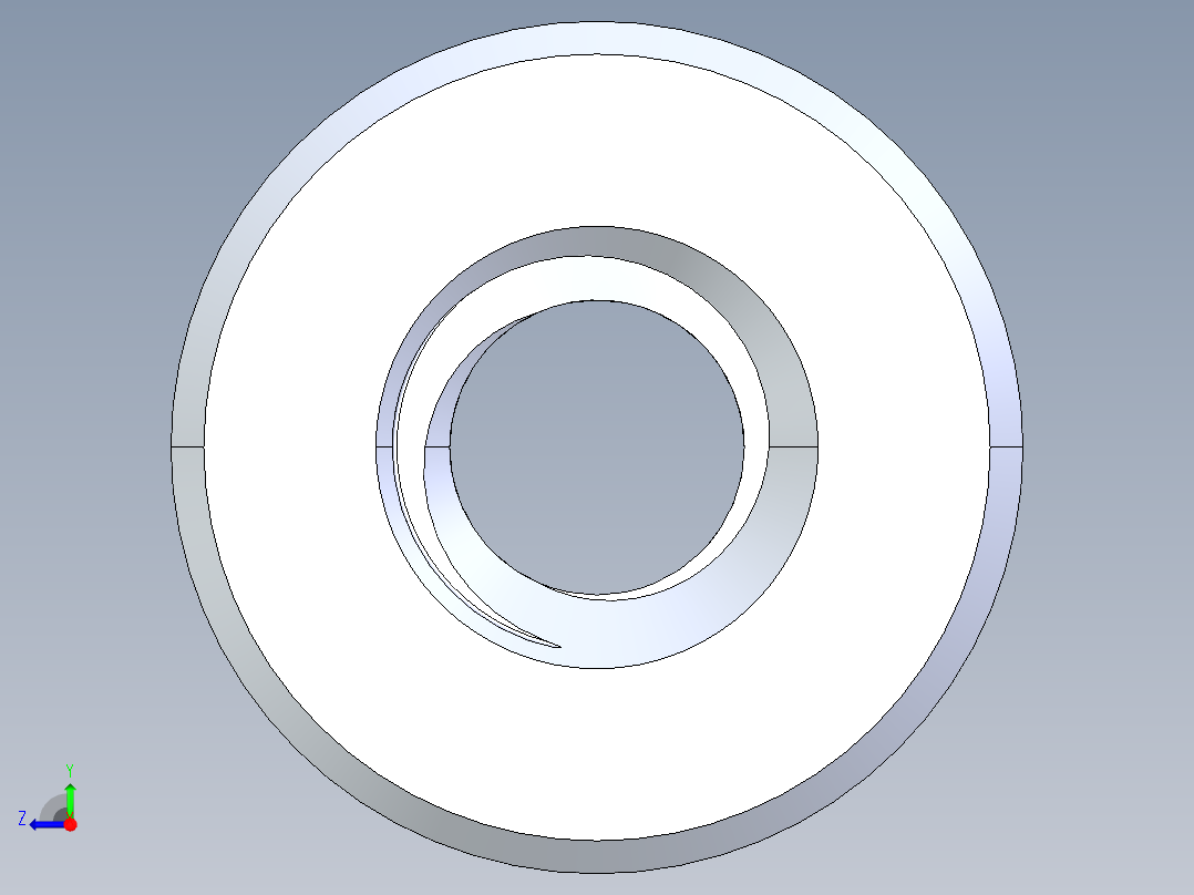 公制梯形螺母-TR12x3x26x24.STEP右视图