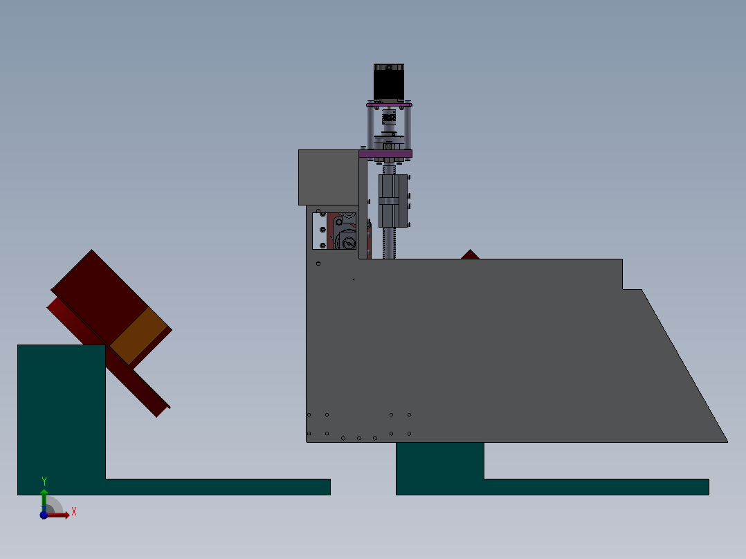 139数控机床前视图