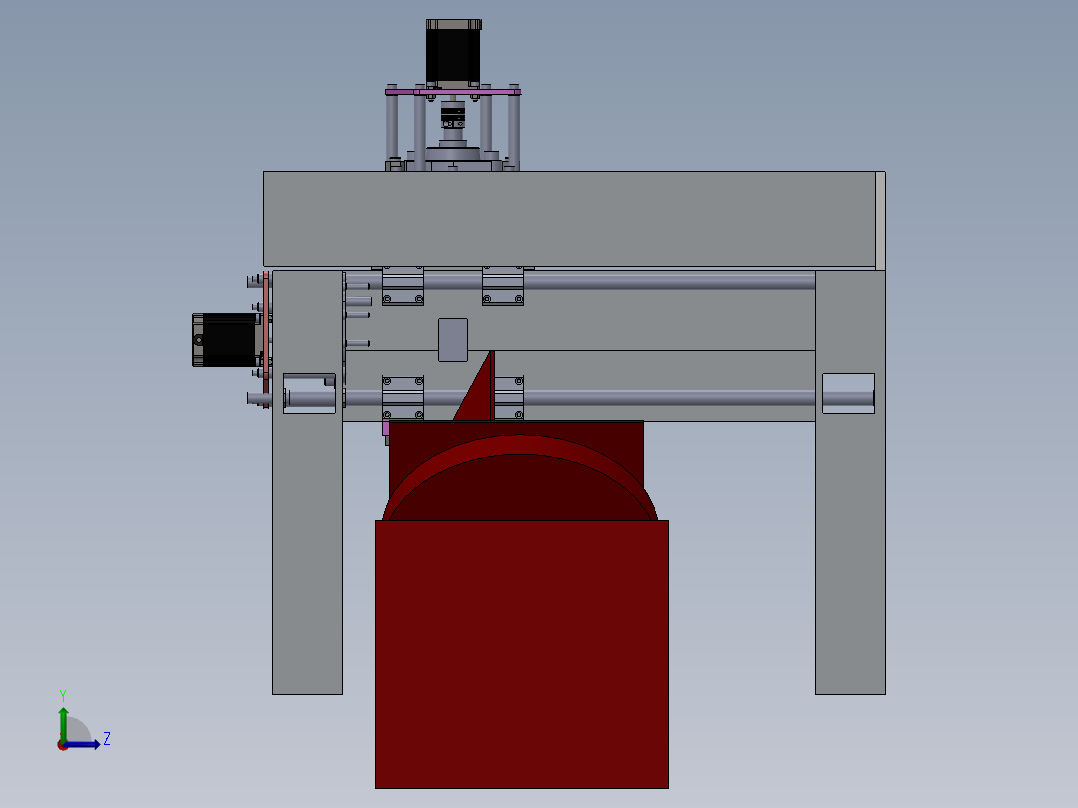 139数控机床左视图