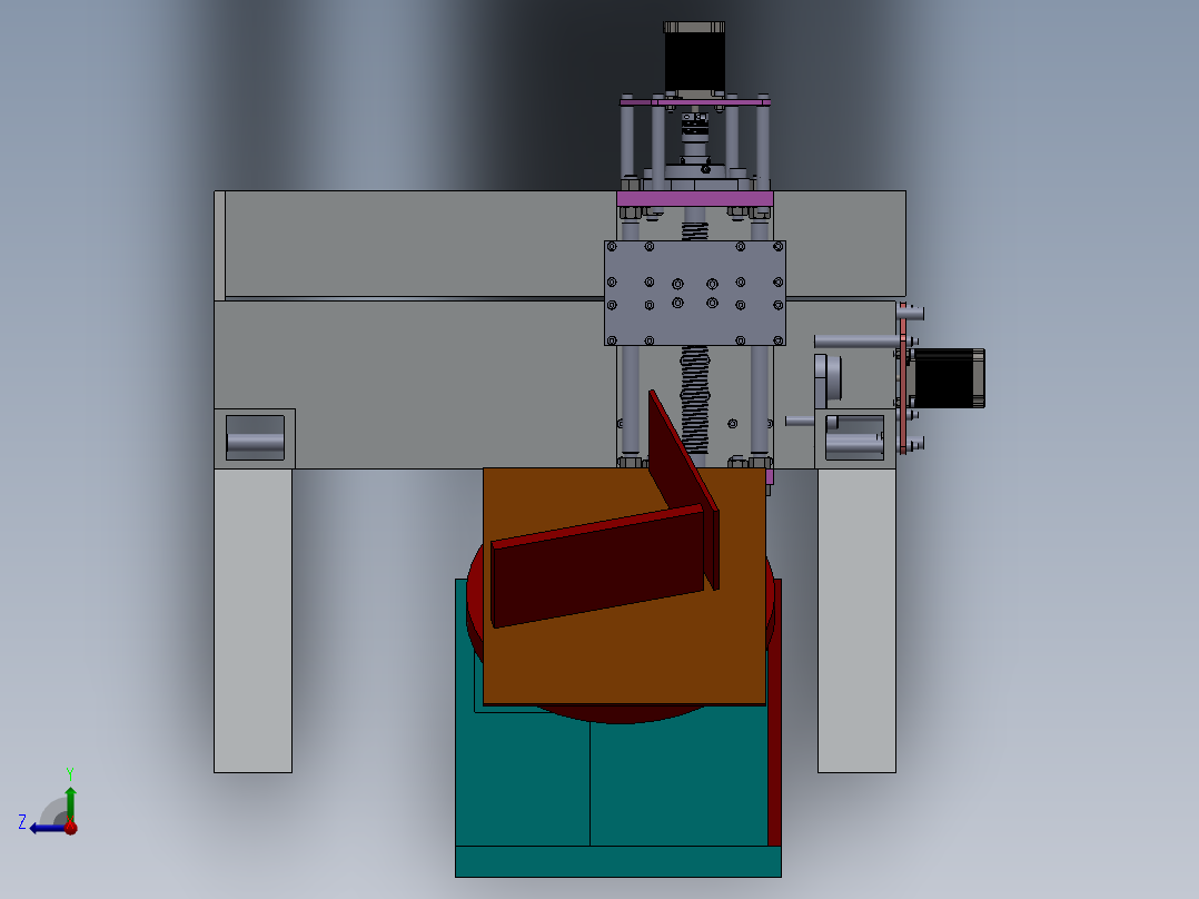 139数控机床右视图