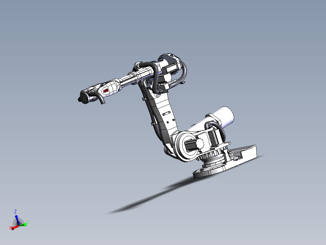 E1149-ABB全机器人模型三维Step主视图