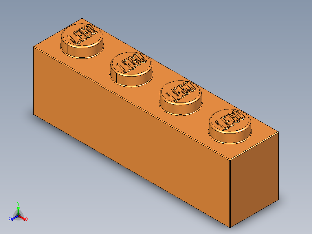 乐高套装 4421基本积木-4118827 - 3010 Bright Orange Brick 1 x 4.STEP