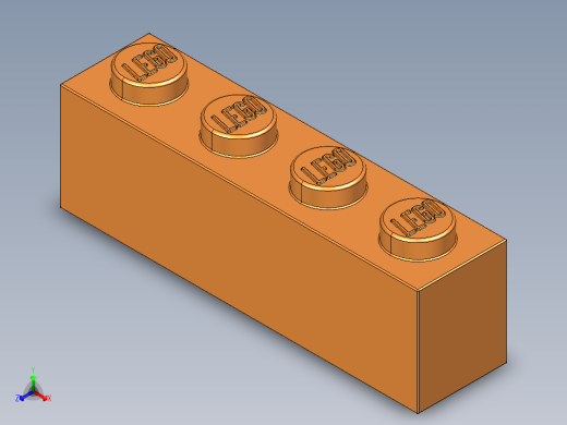 乐高套装 4421基本积木-4118827 - 3010 Bright Orange Brick 1 x 4.STEP
