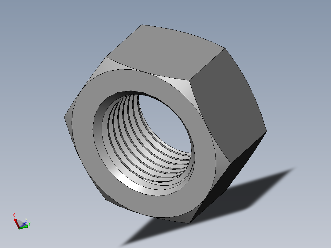 DIN 934 螺母-M60 Nut.SLDPRT