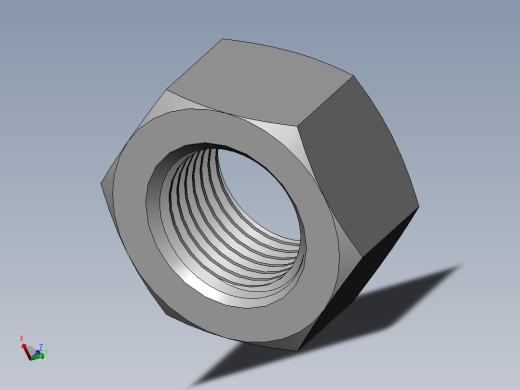 DIN 934 螺母-M60 Nut.SLDPRT