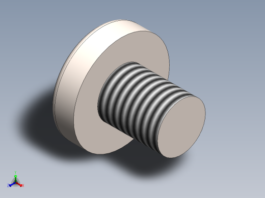 螺丝 M2 x 十字盘头-M2 x 2.5 Screw head.SLDPRT