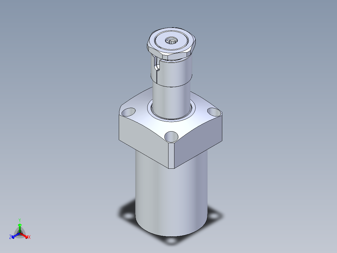 KOSMEKLHA1050-SR-Q40多系列多零件图纸模型主视图