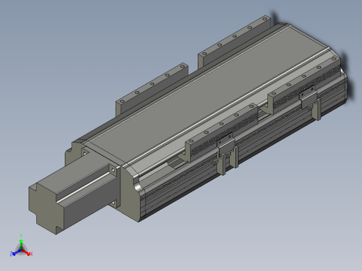 直线模组LHA17-S150-M设计图纸