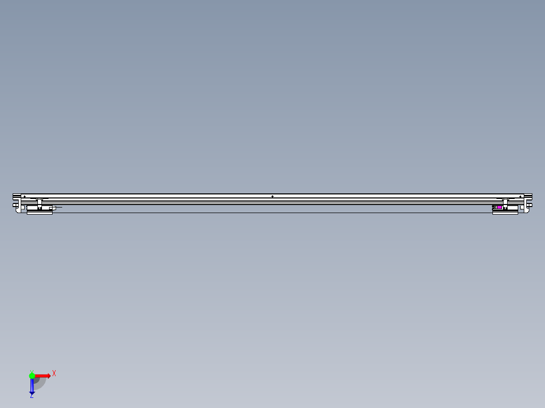 威洛博VL系列3d模型模组2VL17E1Y-S1850俯视图