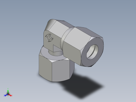 卡套式工业通用硬管接头EO_Standpipe_elbow_EVW10L71
