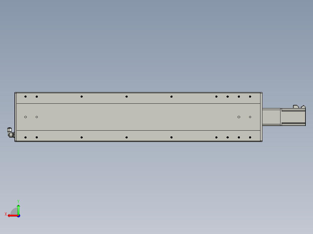 威洛博VC丝杆传动-无尘环境VC22-S750-BC-P75后视图