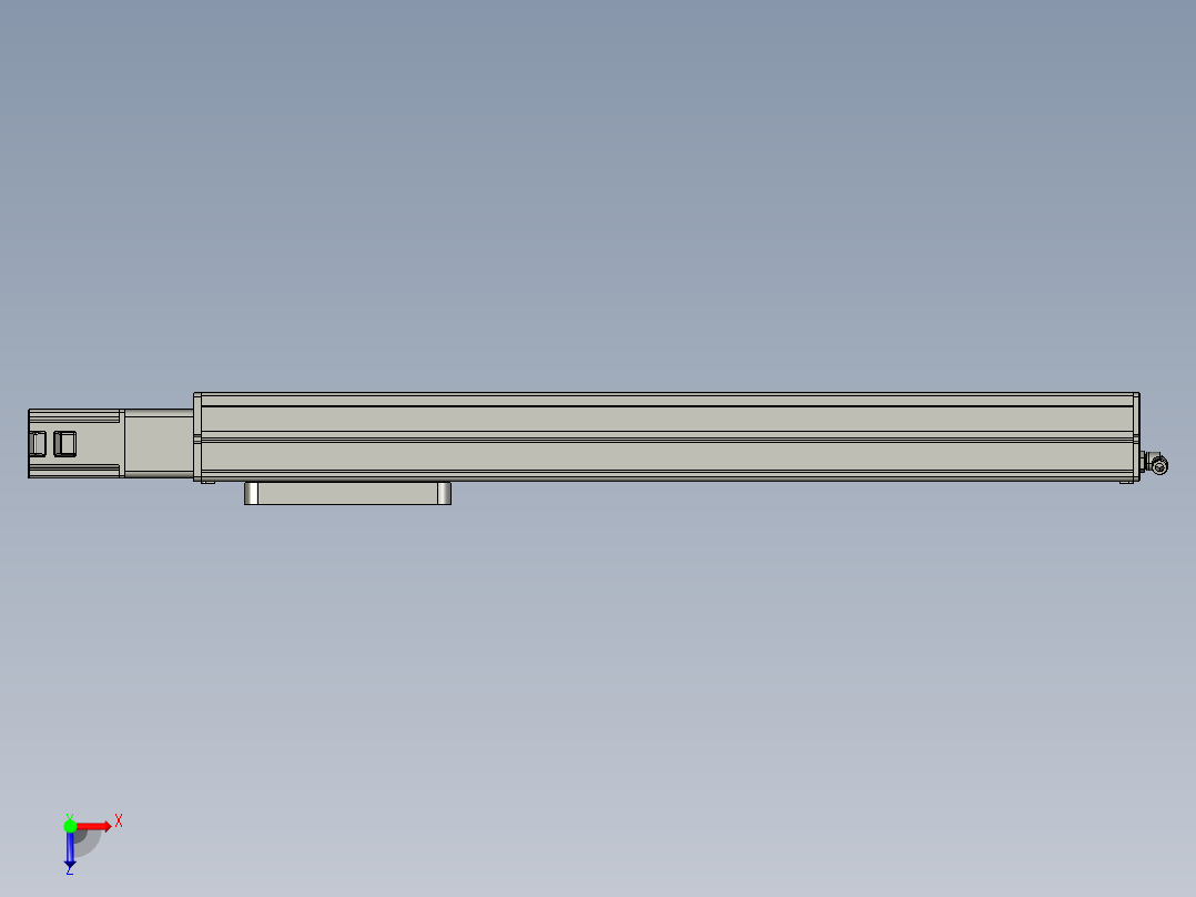 威洛博VC丝杆传动-无尘环境VC22-S750-BC-P75俯视图