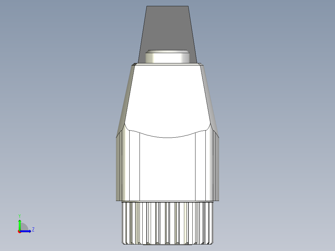 調整式把手(塑膠)MR.-3D多系列多零件图纸模型左视图