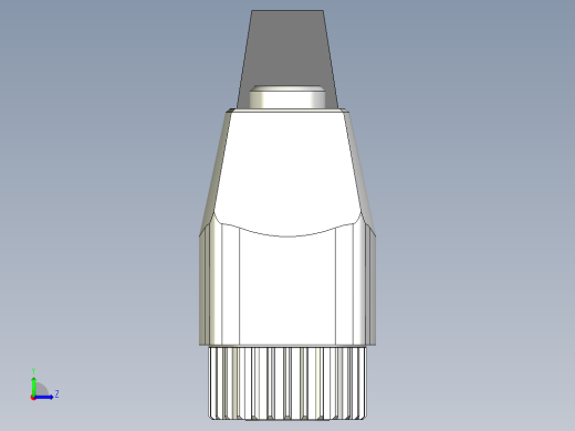 調整式把手(塑膠)MR.-3D多系列多零件图纸模型左视缩略图