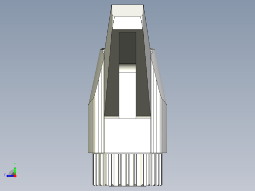 調整式把手(塑膠)MR.-3D多系列多零件图纸模型右视缩略图