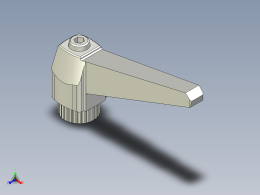 調整式把手(塑膠)MR.-3D多系列多零件图纸模型正等轴测缩略图