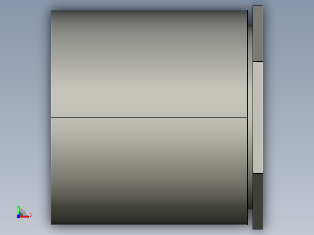 船舶管路系统SeaCor_ReducerCoupling_SxS_37J229420_4in x 2in前视图