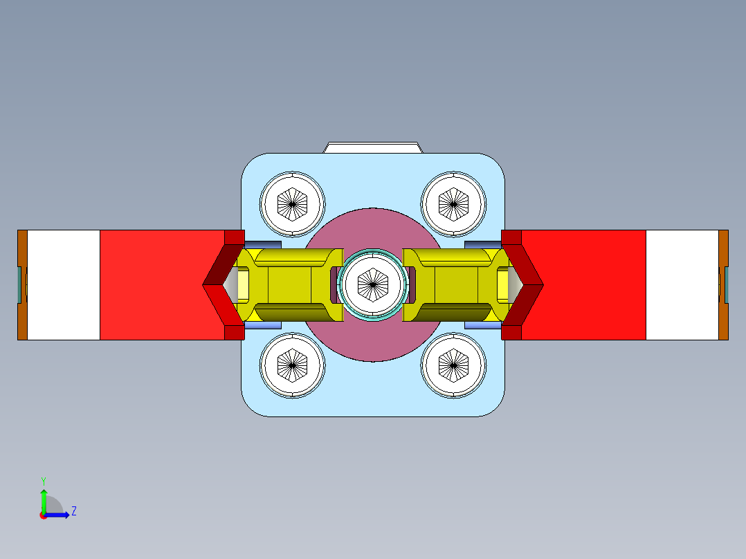 机械爪 3D图纸 (43)左视图