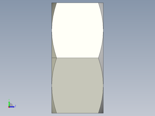 DIN 934 螺母-M3.5 Nut.STEP左视缩略图