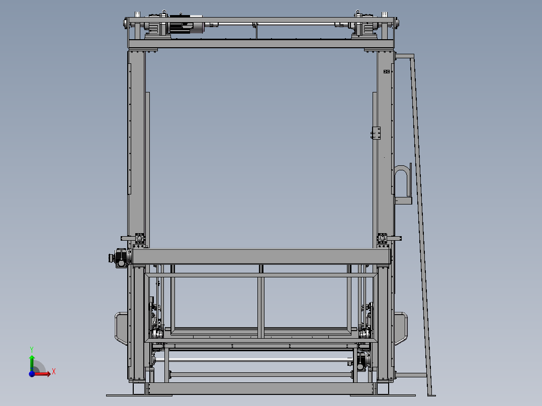龙门码垛机前视图