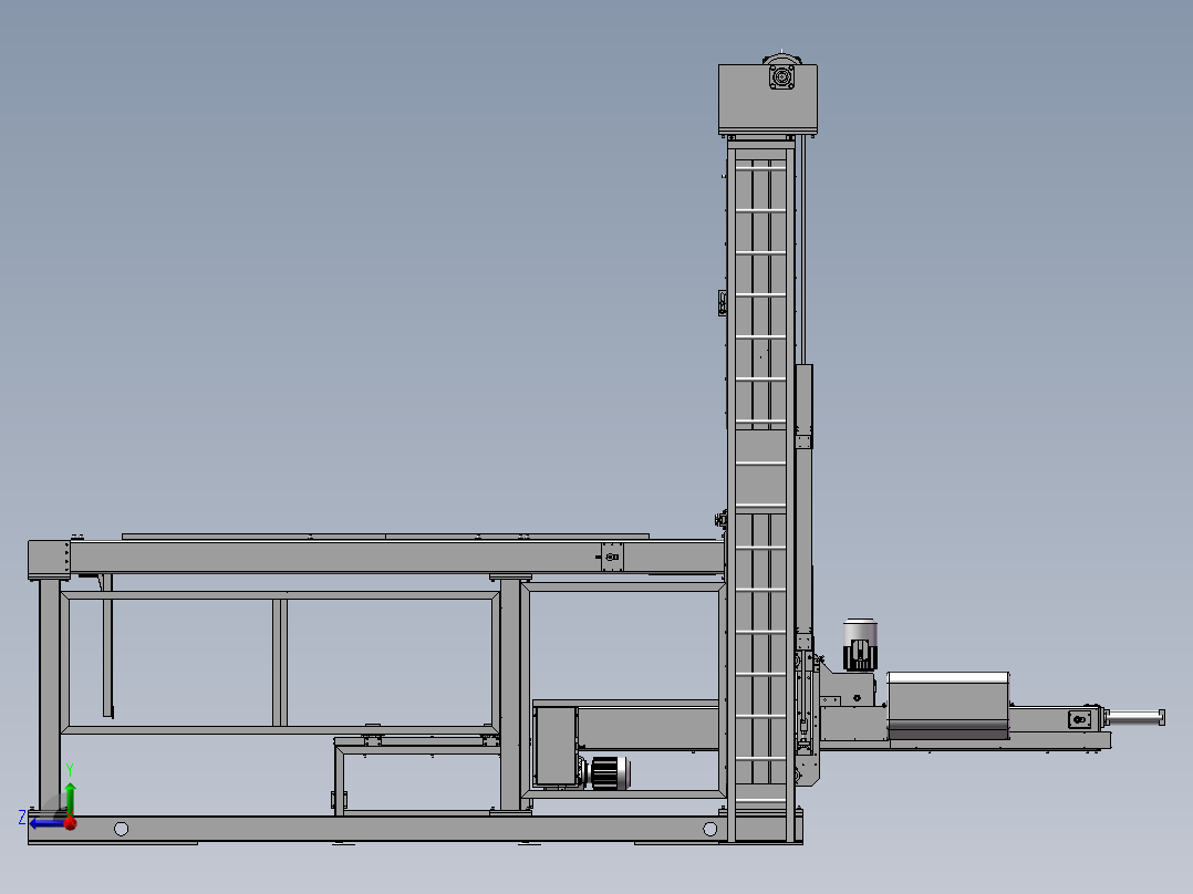 龙门码垛机右视图