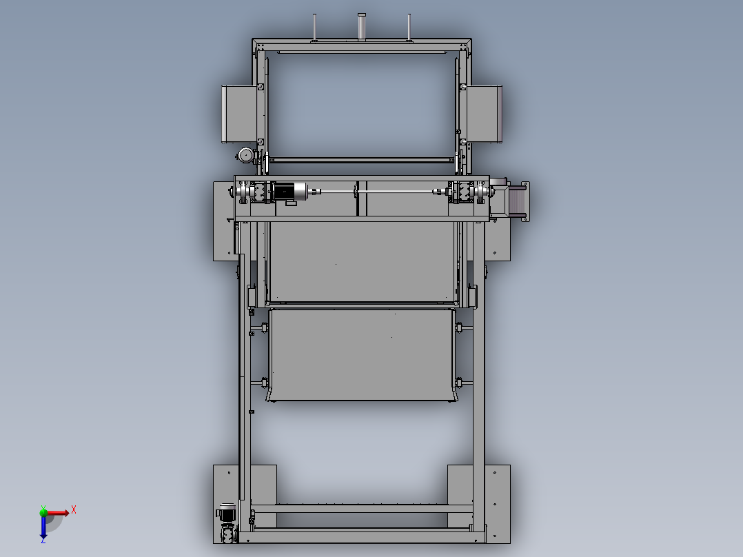 龙门码垛机俯视图