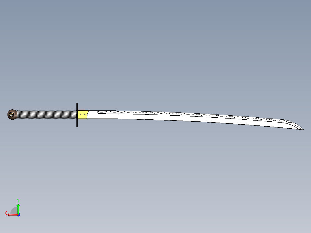 剑、宝剑(121)后视图