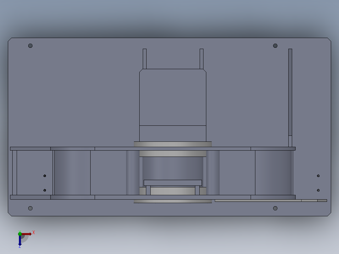 铅带卷带机sw20可编辑俯视图