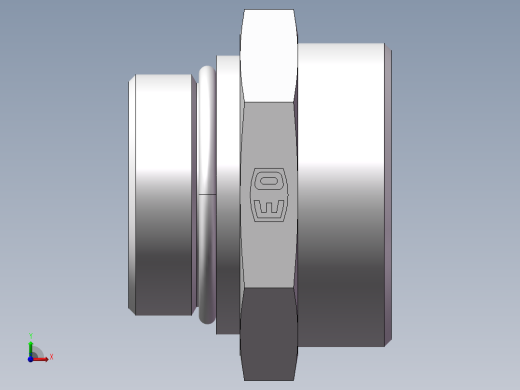 美制O圈密封接头、1CO-52-20前视缩略图