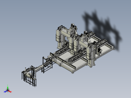 传感器接线检测装盒机正等轴测缩略图